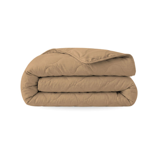 Zelesta Special Musselin Sommerbettdecke - Warmes sanftes Beige