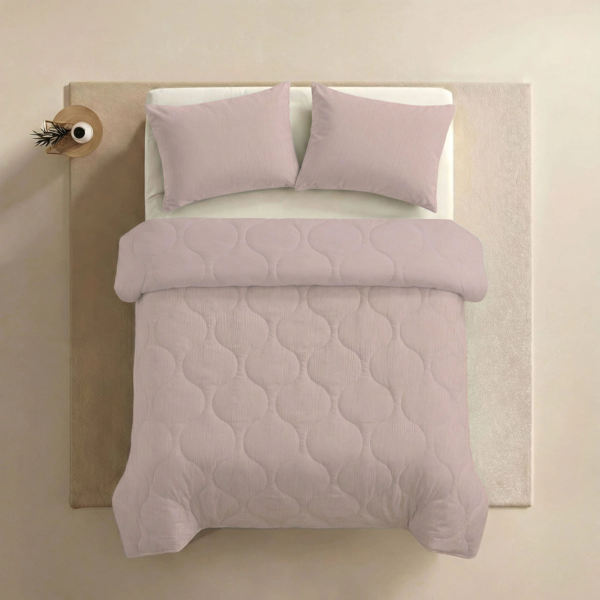 Zelesta Special Musselin Sommerbettdecke - Zartrosa