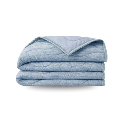Zelesta Special Cooling Blend Sommerbettdecke - Sanftes Blau