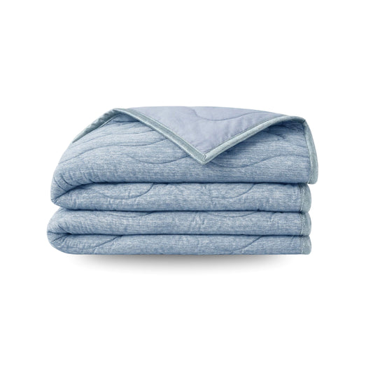 Zelesta Special Cooling Blend Sommerbettdecke - Sanftes Blau