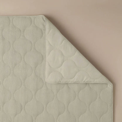Zelesta Special Seersucker Sommerbettdecke - Mandelmilch Beige