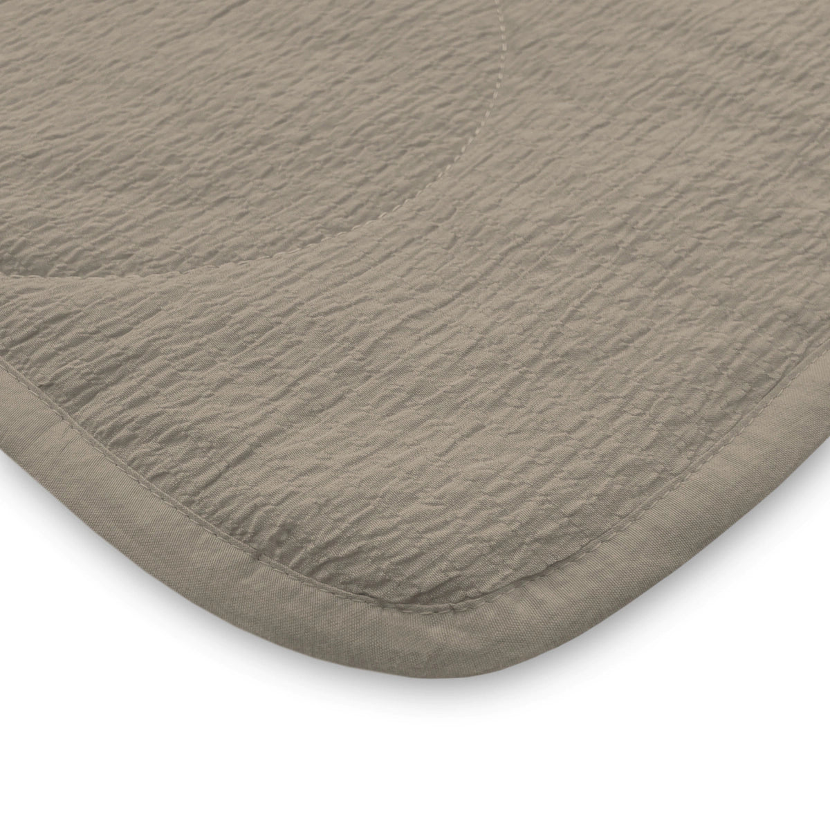 Zelesta Special Seersucker Sommerbettdecke - Warm Grau