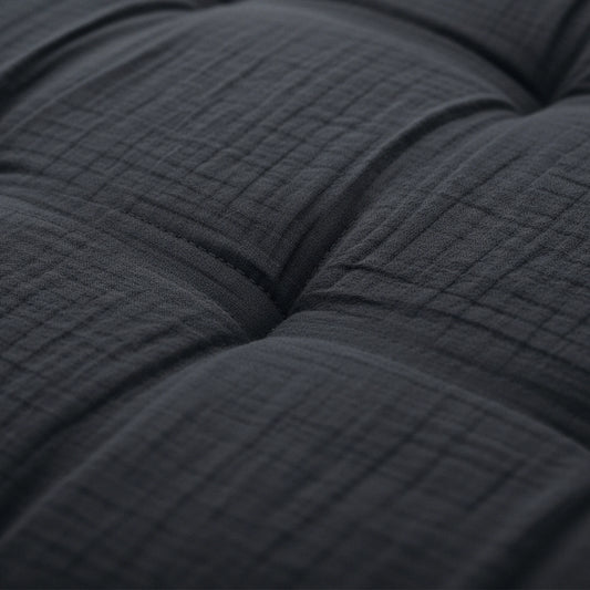 Zelesta Teddy Baumwolle Mousseline - Anthracite