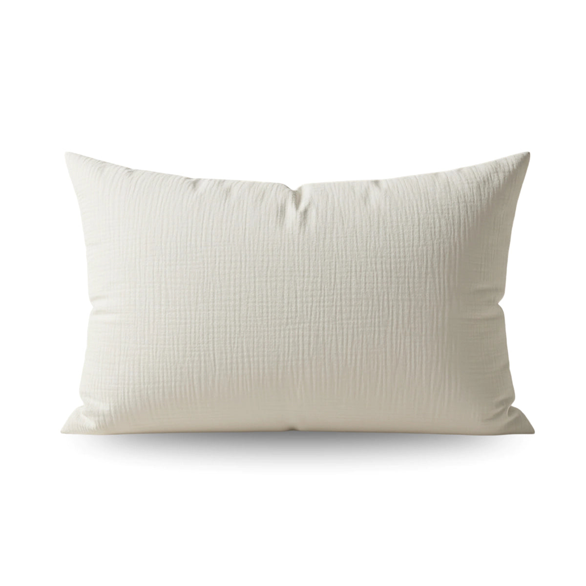 Teddy Baumwolle Mousseline Kissenbezüge Set von 2 - Beige