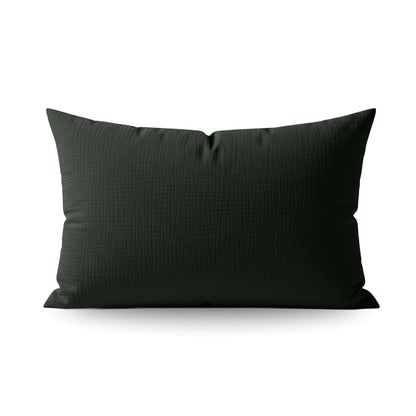 Teddy Baumwolle Mousseline Kissenbezüge Set von 2 - Green