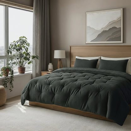 Zelesta Teddy Baumwolle Mousseline - Green
