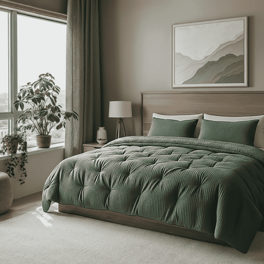 Zelesta Teddy Baumwolle Musselin - Green