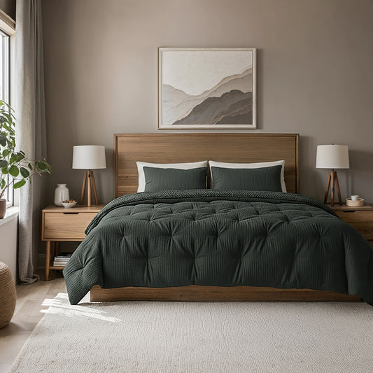 Zelesta Teddy Baumwolle Mousseline - Green