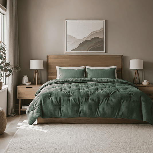 Zelesta Teddy Baumwolle Musselin - Green