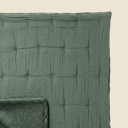 Zelesta Teddy Baumwolle Musselin - Green