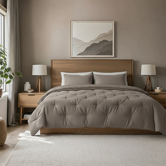 Zelesta Teddy Baumwolle Mousseline - Taupe