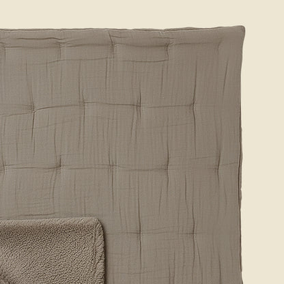 Zelesta Teddy Baumwolle Mousseline - Taupe