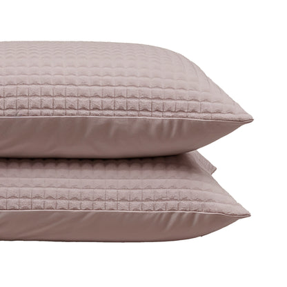 Zelesta Teddy Check Kissenbezüge - Old Pink