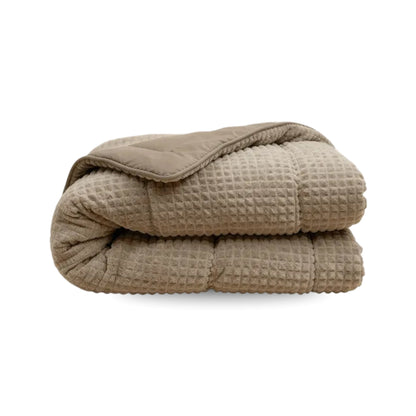 Zelesta Teddy Check - Taupe
