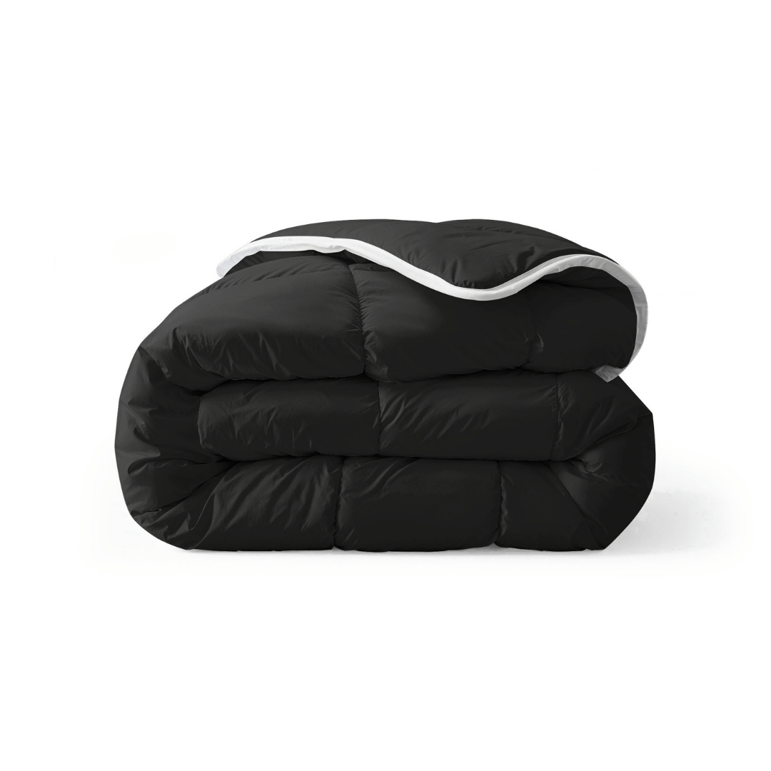 Zelesta Everyday Uni Bettdecke - Schwarz - 240x200cm