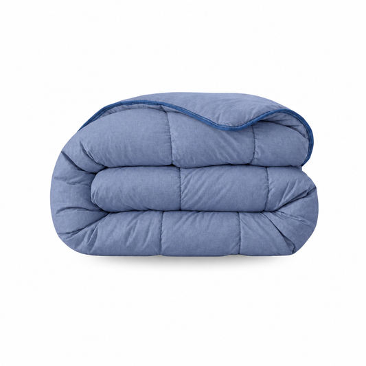 Zelesta Comfort Structure Bettdecke - Denim