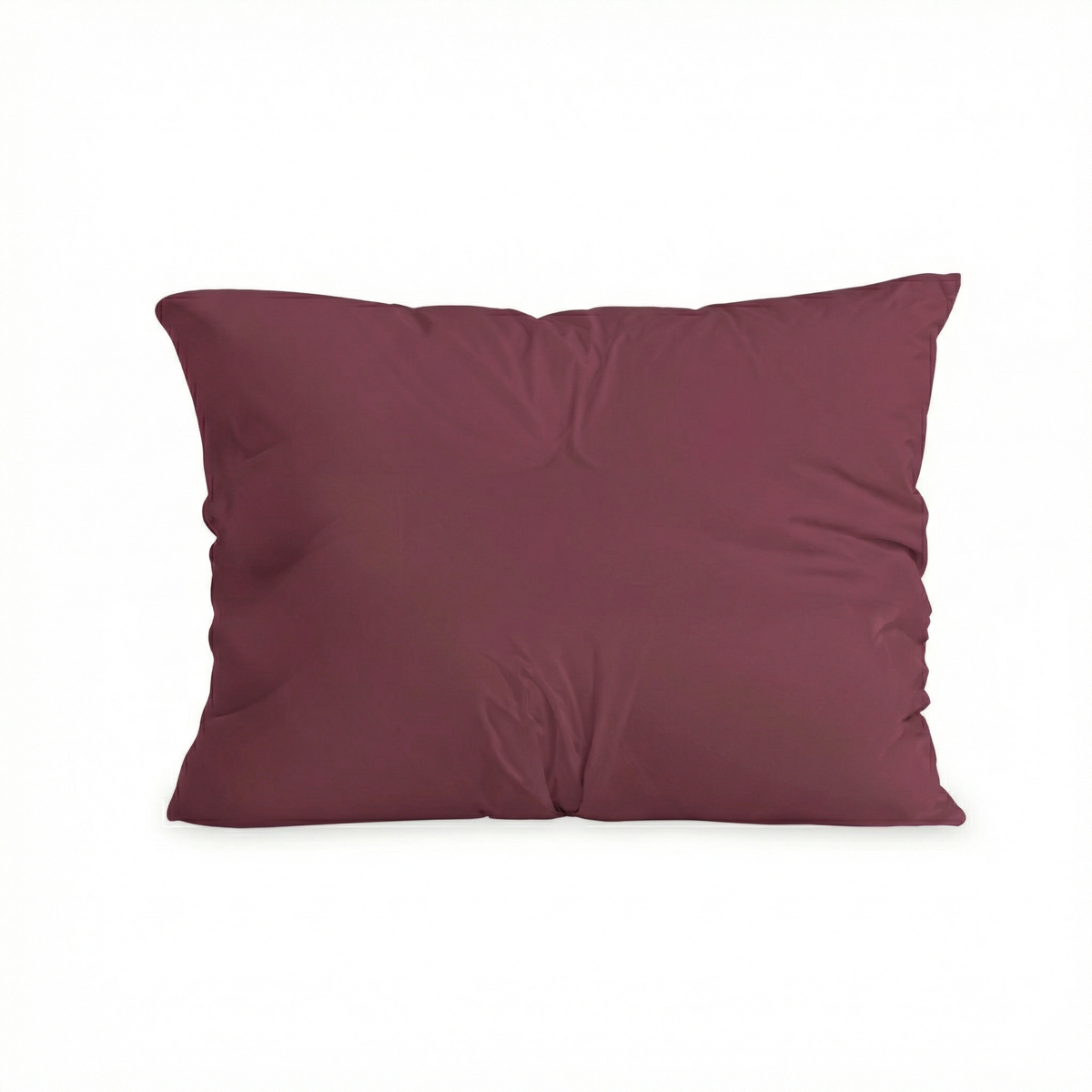 Zelesta Pure Uni Kissenbezüge Baumwolle Set von 2 - Rot
