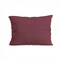 Zelesta Pure Uni Kissenbezüge Baumwolle Set von 2 - Rot