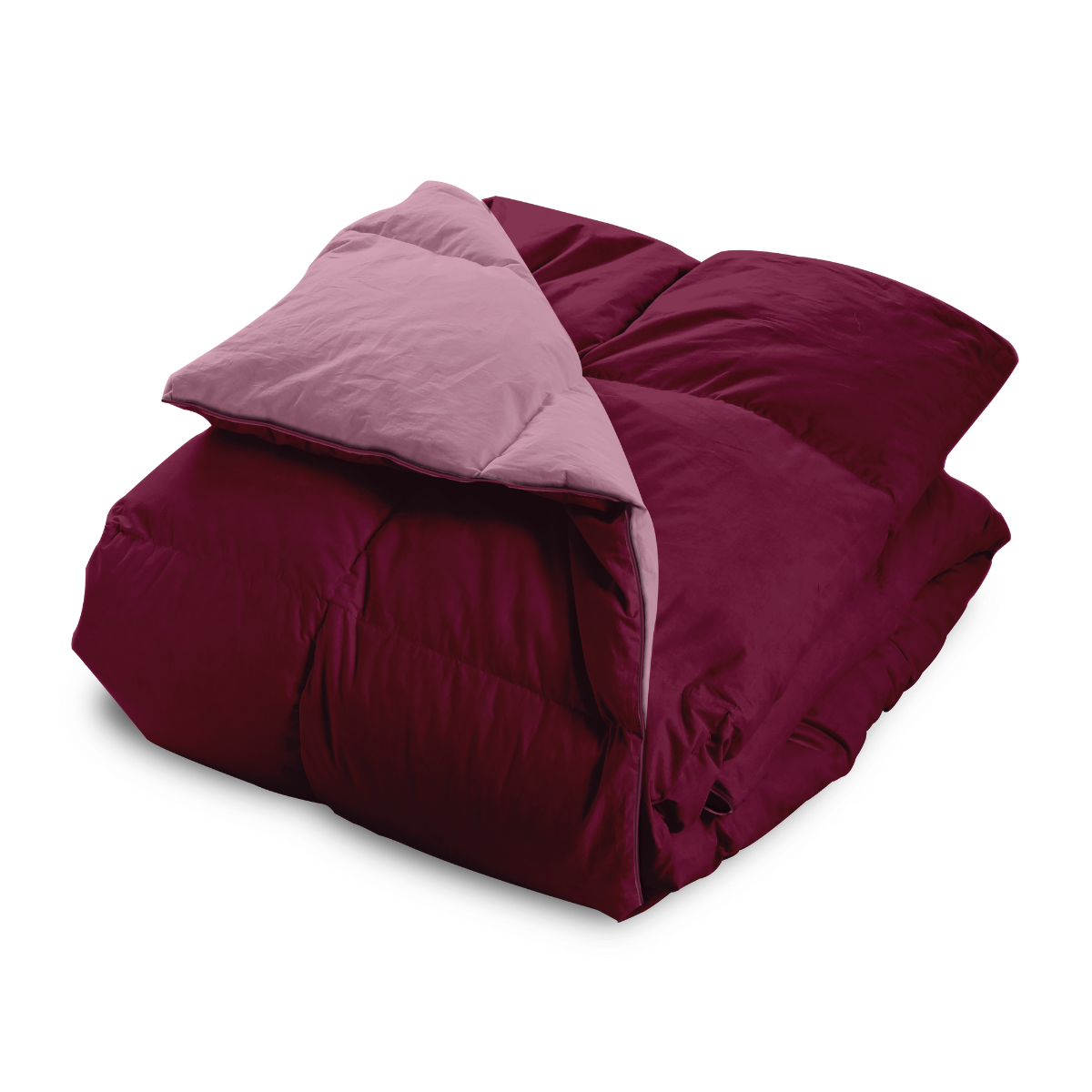 Zelesta Wonderbed Cotton Down - Pink & Rotwein