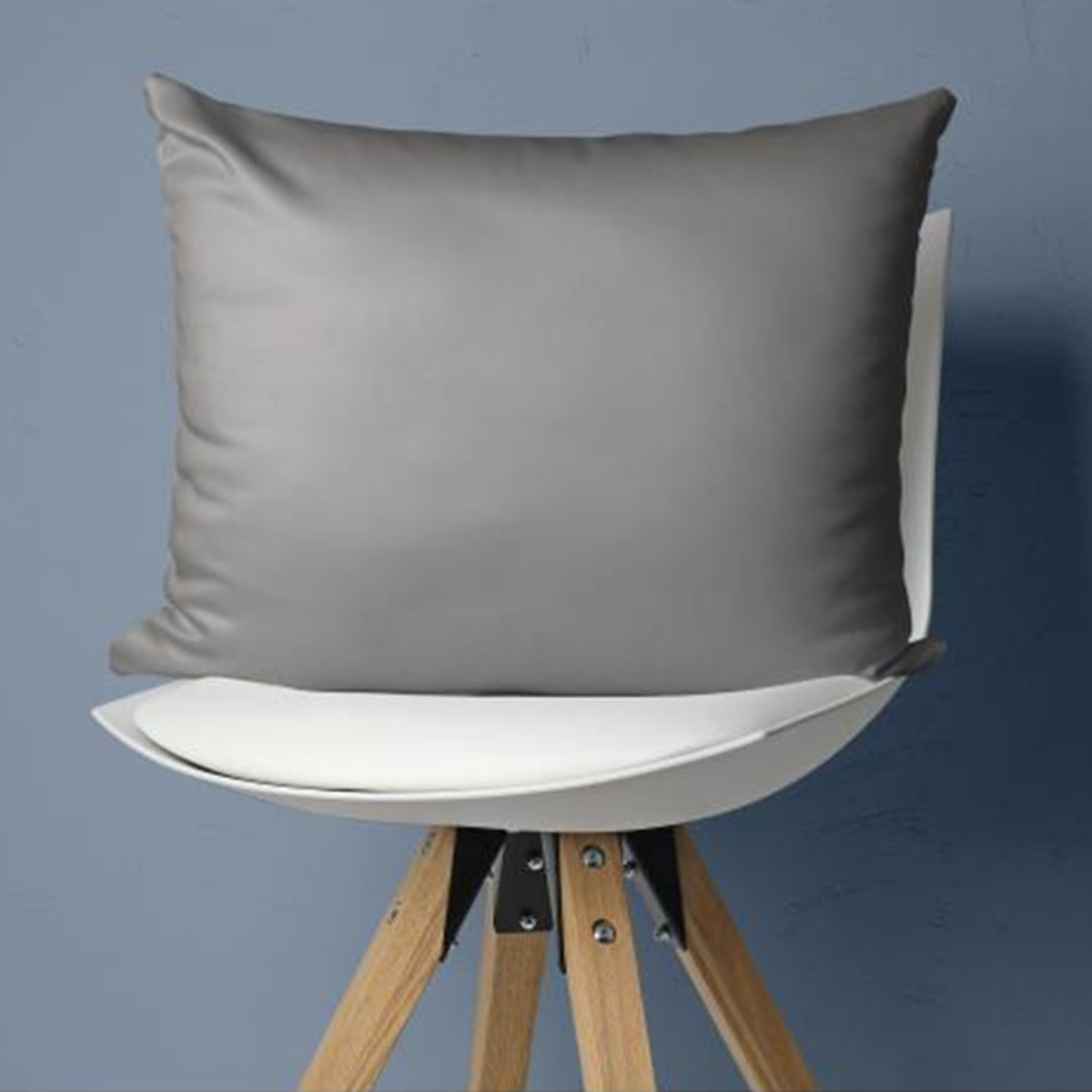 Satin-Kissenbezüge Deluxe 60x70cm - Braun