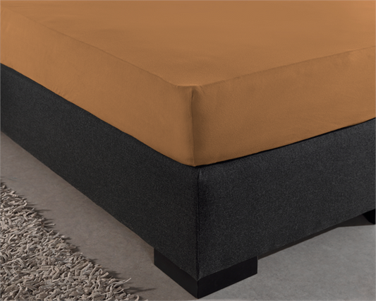 Spannbetttuch Single Jersey Taupe