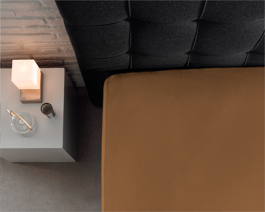 Spannbetttuch Single Jersey Taupe