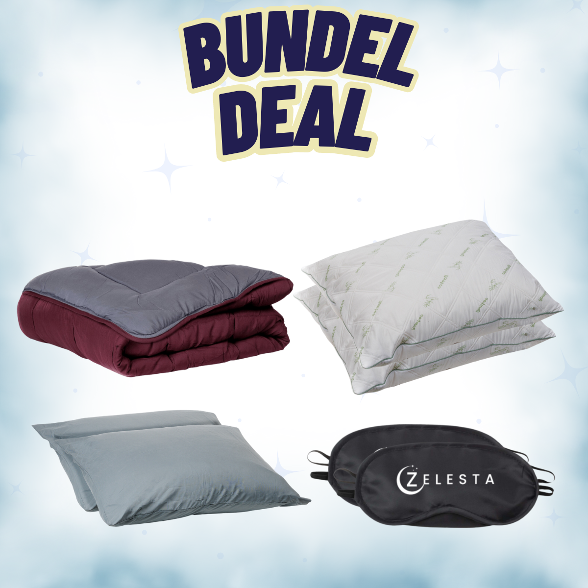 Bundle Deal Zelesta Easybed - Lila & Anthrazit - 240x220cm (XL)