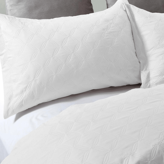 Chrone Weiß Tagesdecke