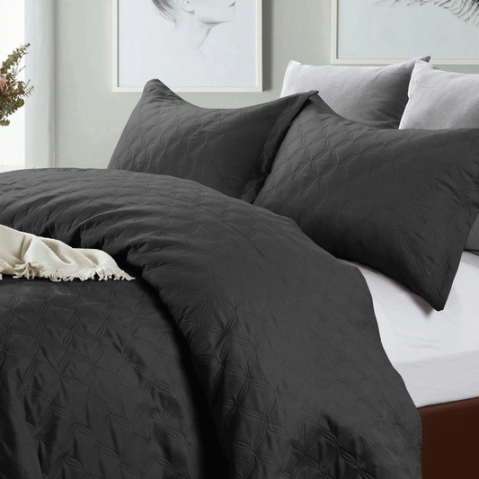 Chrone Schwarz Tagesdecke