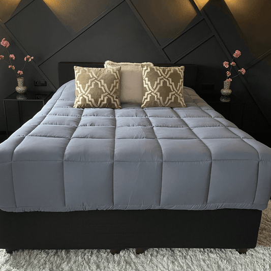 Zelesta-Easybed-Dunkelgrau-Silbergrau-für-gemütlichen-Schlaf