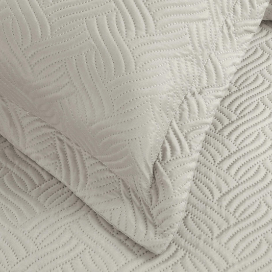 Wave Creme Tagesdecke