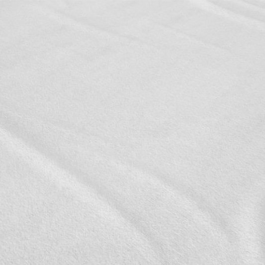 Basic Flanell Spannbetttuch Weiß