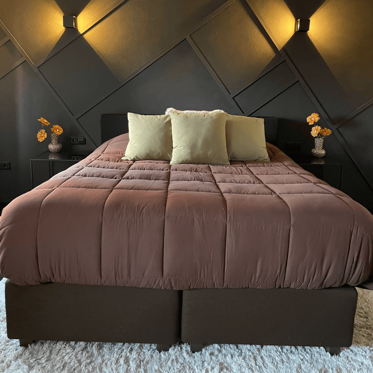 2-in-1-Dekbed-waschbar-und-schnell-trocknend-in-schokoladenbraun-und-mocca