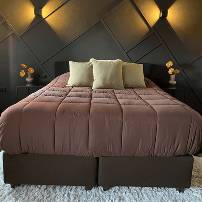 2-in-1-Dekbed-waschbar-und-schnell-trocknend-in-schokoladenbraun-und-mocca
